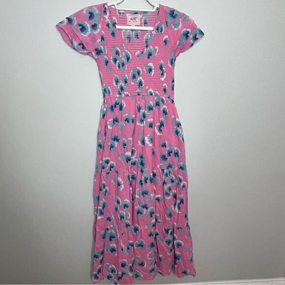 Banjanan Ira animal print  Floral Midi Dress in Aurora XS NWT - Picture 8 of 8